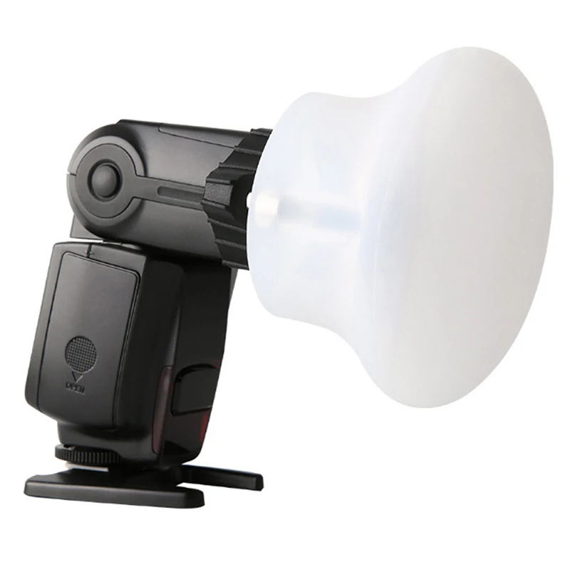 1 Pc Widely Used Silicon Light Diffuser Rubber Sphere Modular Flash Accessories For Godox V1 Camera Speedlite MagMod