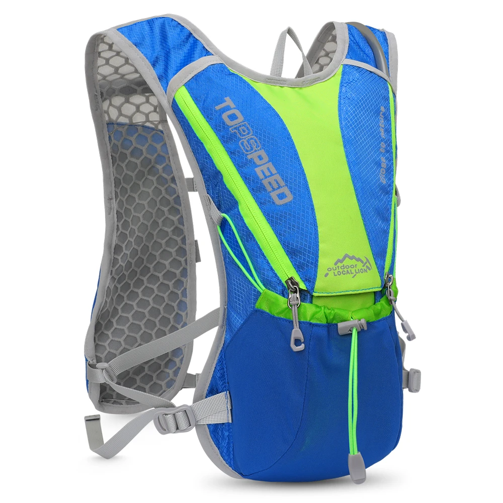 Running, cycling, trail running, hiking, marathon, ultra-light outdoor water bag backpack, 1.5L water bag, 500ML water bottle