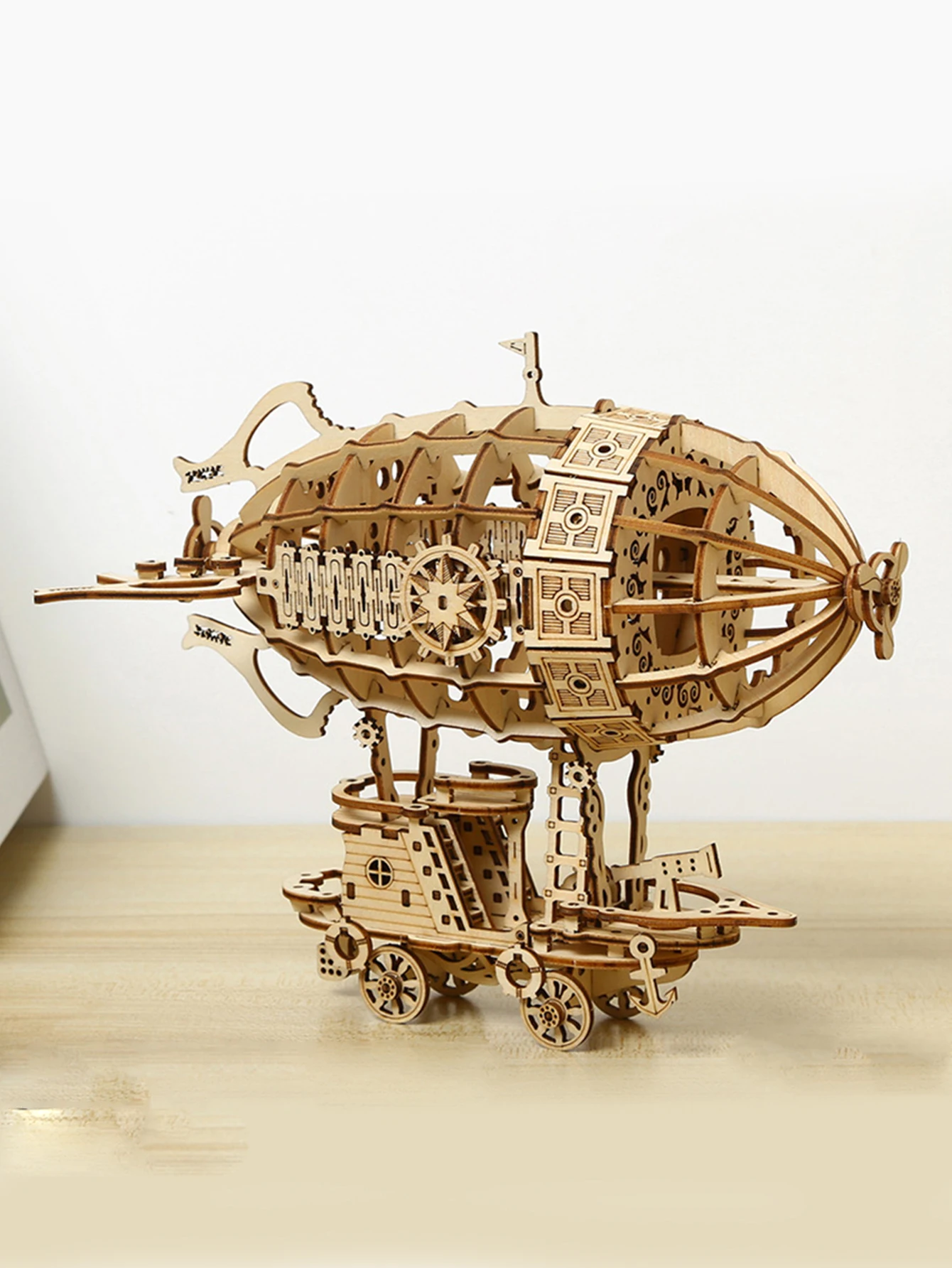 3D Wooden Puzzle Airship Model kits for Adults Model Building Kit  Brain Teaser for Adults to Build Hand Craft Mechanical