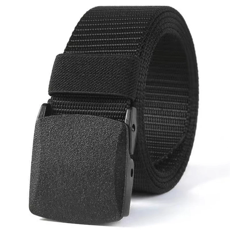 Military Automatic Buckle Nylon Belt Outdoor Hunting Multifunctional Tactical Canvas Belt High Quality Men Belt