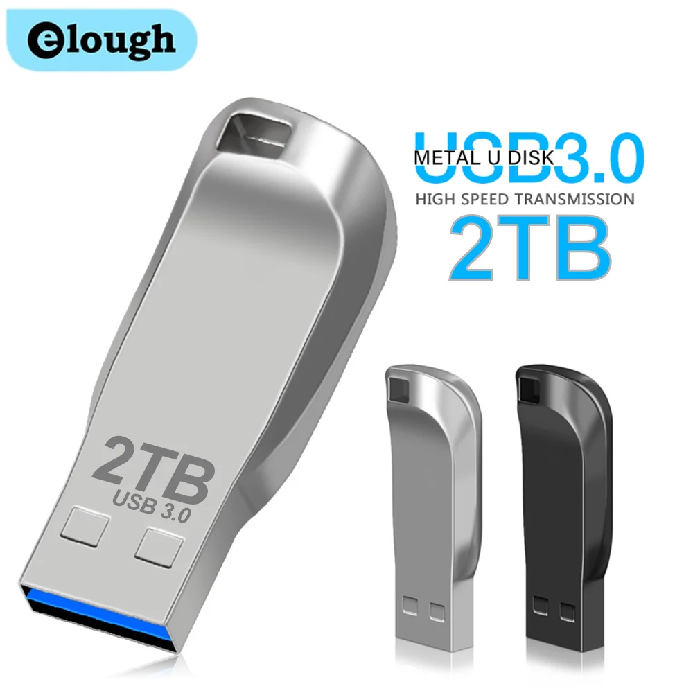 Elough USB 3.0 High speed Flash Drive Metal Pen Drive 2TB/1TB/512G Waterproof Flash Disk Mini Memory Sticks 32G U Disk Pen Drive