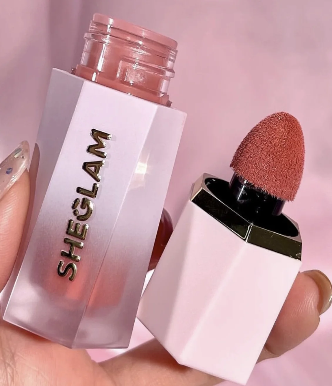 wholesale sheglam make up liquid blush Soft Brush Tip Versatile Facial Nourishing Blush Makeup Blush Cheek Blusher peach