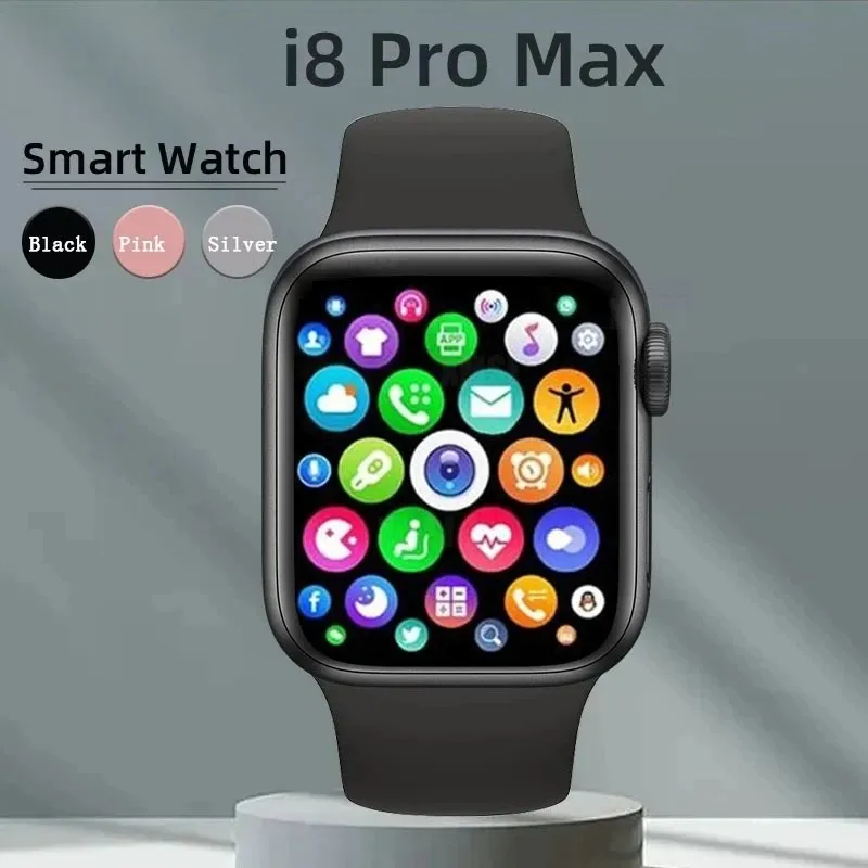 2023 New Smart Watch i8 Pro Max Series8 Smartwatch 1.8inch Bluetooth Call Heart Rate Women Men Series 8 Smartwatch PK X8 Max
