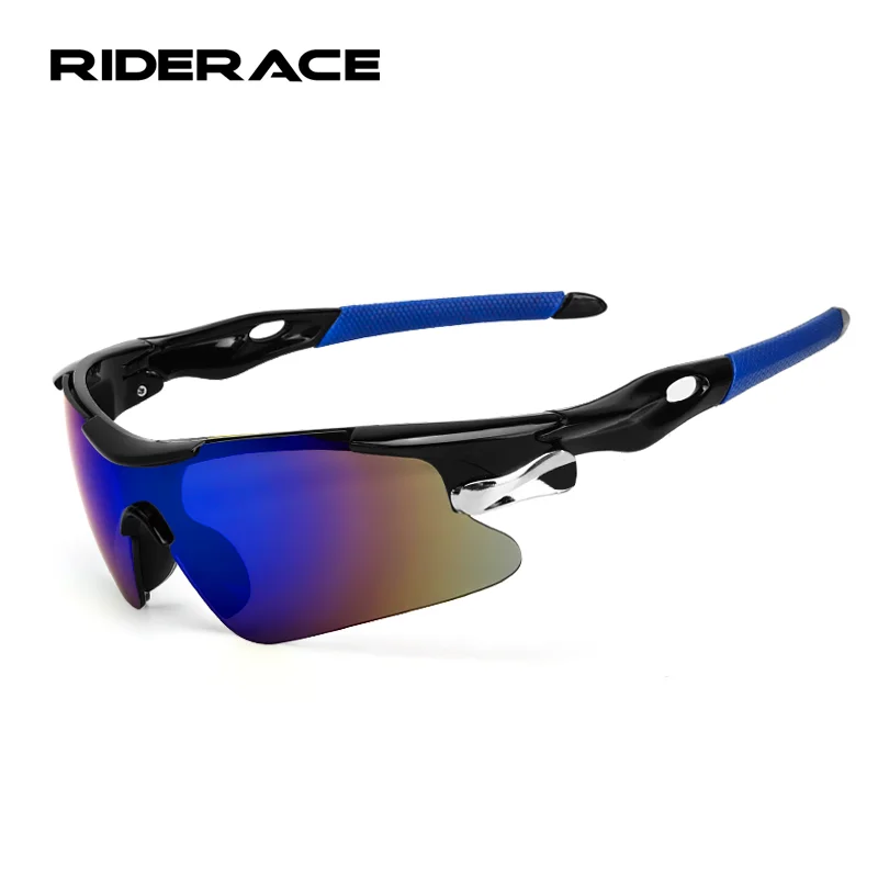 RIDERACE Sports Men Sunglasses Road Bicycle Glasses Mountain Cycling Riding Protection Goggles Eyewear Mtb Bike Sun Glasses