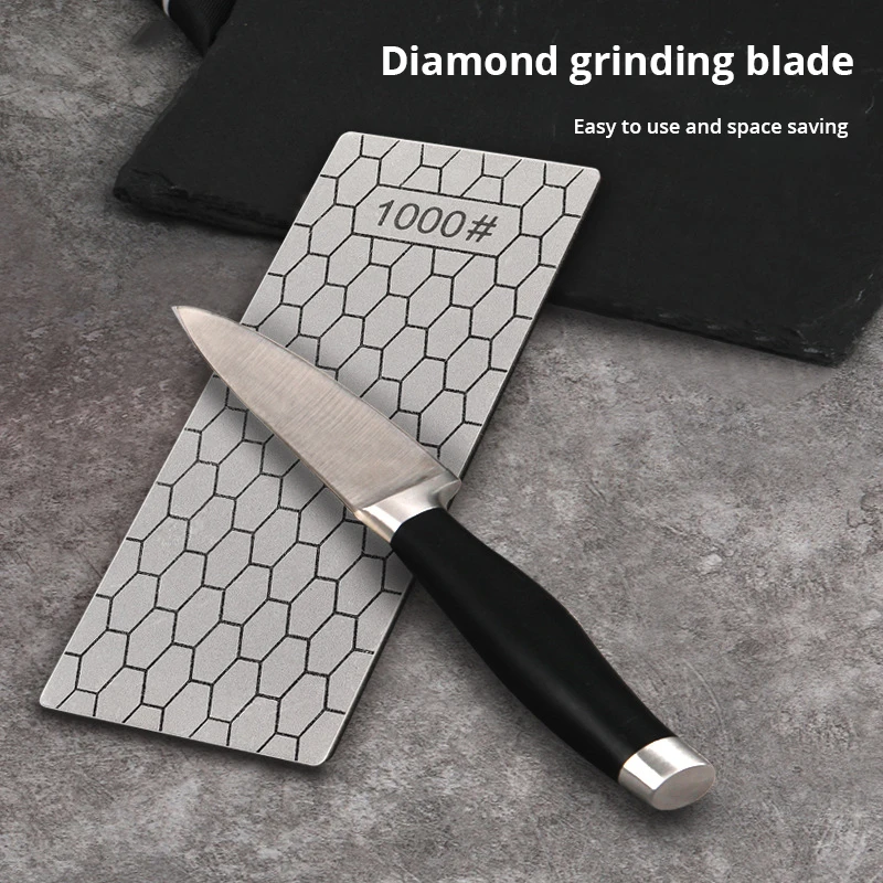 1pc Professional Diamond Knives Sharpening Stone 600# 800#1000# Knife Sharpener Ultra-thin Honeycomb Surface Whetstone Tool