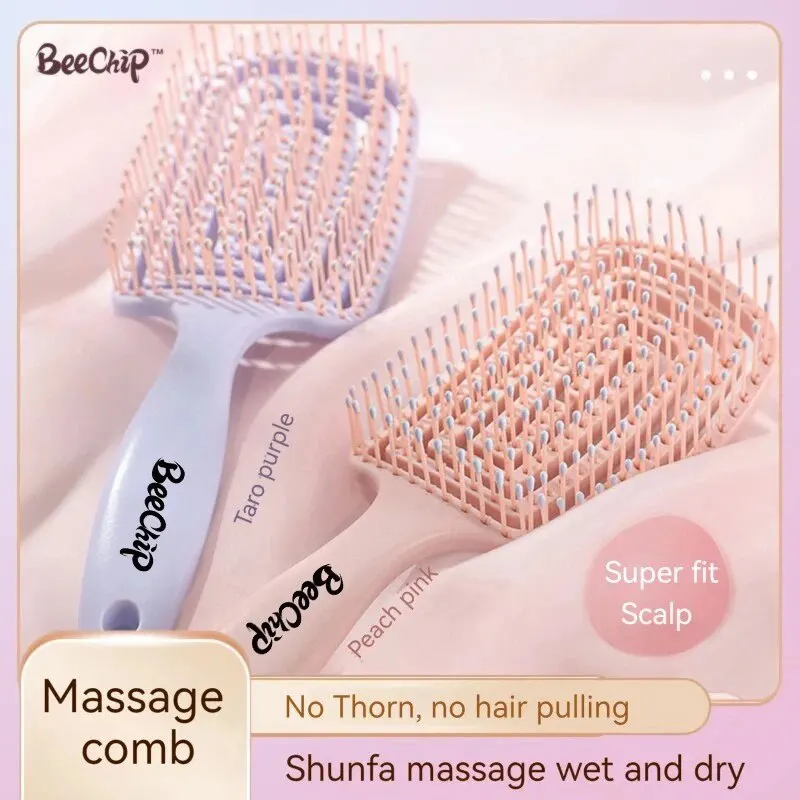 Hairbrush Air Cushion Comb Fluffy Anti-Hair Loss Massage Hair Brush For All Hair Types For Long Thick Thin Curly Natural Hair