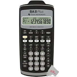 Texas Instruments Baii Plus Business/Financial Calculator