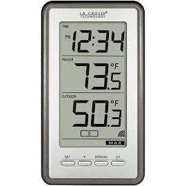 La Crosse Technology Indoor/Outdoor Temperature WS-9160U-IT Digital Thermometer