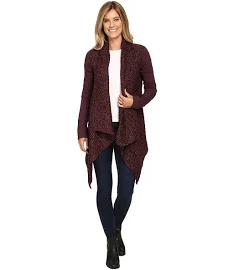 Prana - Women's Demure Cardigan - Eggplant-Large