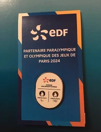 2024 Paris Paralympic Partenaire Edf Rare Blue