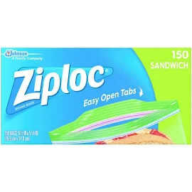Ziploc Sandwich Bags 4 x 150