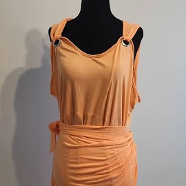 Temu Dresses | Temu Summer Dress | Color: Orange | Size: Xl | Edithgaspar738's Closet