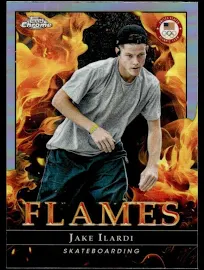 2024 Topps Chrome U.s. Olympic And Paralympic Hopefuls Flames Jake