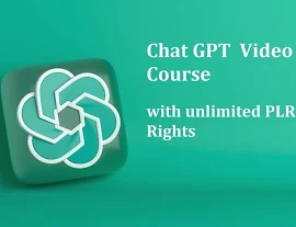 Chatgpt PLR Video Course, Course for Sale, MRR, Master Reseller Rights, Resell Digital Products, Chatgpt PLR, Digital Product