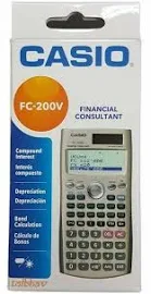 Casio Fc-200v Financial Calculator