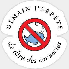 Pêche : Demain J'arrête Sticker