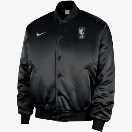 Nike Men's NBA Full Press-Stud Bomber Jacket