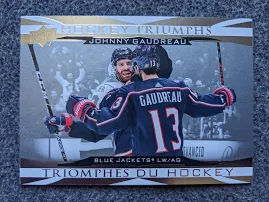 2023-24 Upper Deck Tim Hortons Johnny Gaudreau Hockey Triumphs