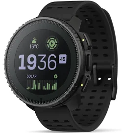 Suunto Vertical Adventure GPS Watch, Large Screen, Offline Maps, Solar Charging, Wearable4U Steel Solar / Black / Watches Only