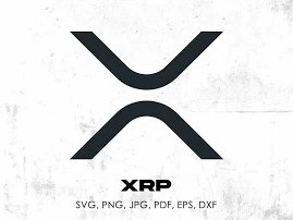 XRP Crypto Logo File, svg, png, pdf, jpg, eps, dxf Instant Download
