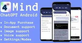 4Mind - ChatGPT Android- Admob, InApp, File, Voice, Image Support app with Credit System