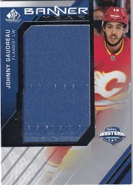 21-22 Sp Game Used Banner Year - Johnny Gaudreau Byw-jg Calgary Flames