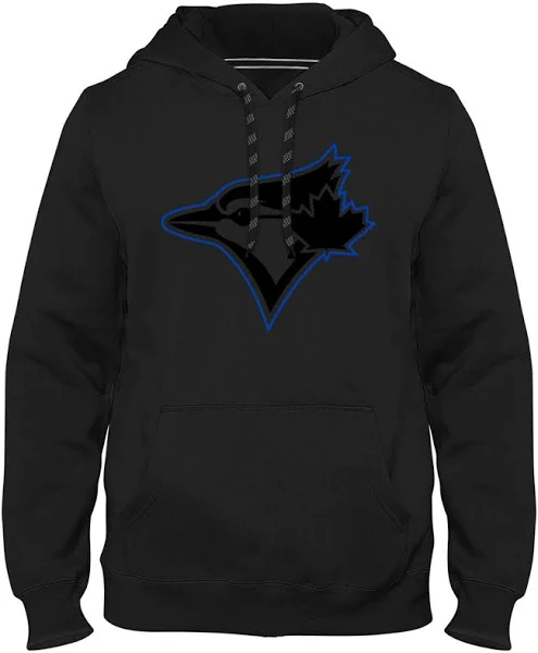 Bulletin Toronto Blue Jays MLB Back In Black Express Twill Logo Hoodie