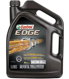 Castrol EDGE 5W20 Synthetic Motor Oil 5-L