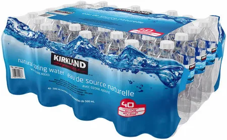 KIRKLAND SIGNATURE NATURAL SPRING WATER 40 X 500 ML
