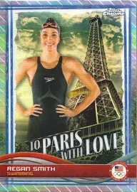 2024 Topps Chrome Us Olympic Paralympic Hopefuls Paris W/ Love Pl15