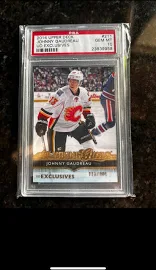 Johnny Gaudreau Young Guns Exclusives Psa 10 Pop 3 Flames