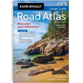 Rand McNally 2025 Large Scale Road Atlas [Book]