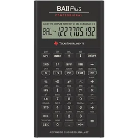 Texas Instruments Ba II Plus Professional Financial Calculator