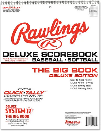 Rawlings Big Book Baseball Scorebook