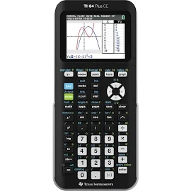 Texas Instruments TI-84 PLUS CE Graphing Calculator, Black