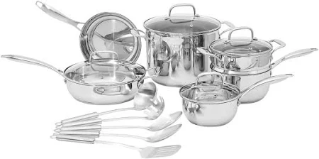 Amazon Basics Stainless Steel Cookware Set