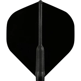 Cosmo Darts Fit Flight - 6 Pack Standard Dart Flight (Black)