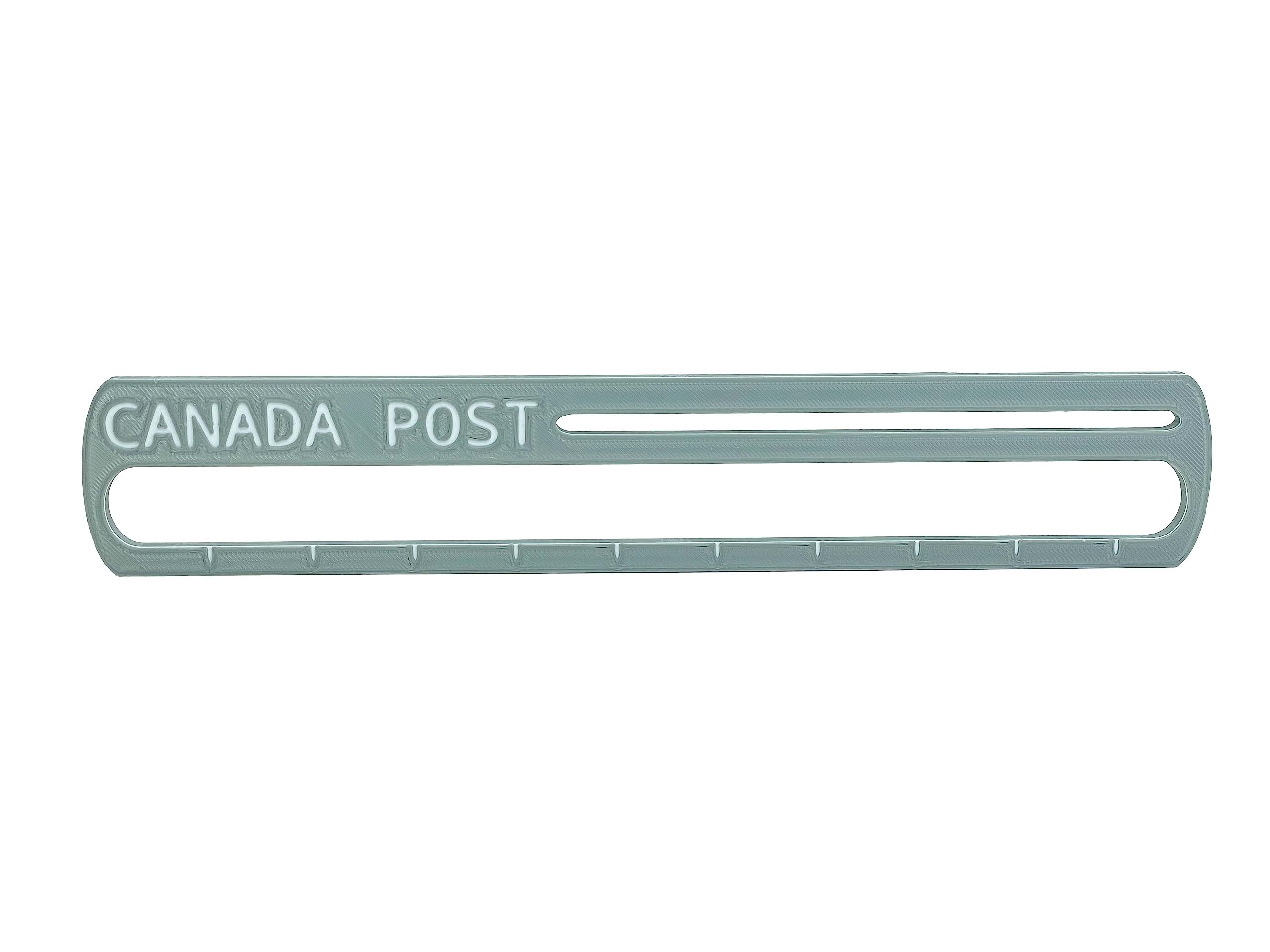 Canada Post Slot Sizer | Postes Canada Slot of Doom | Slot Measuring Indicator | Letter Mail and Oversized | Stylish and Easy to Use (Grey)