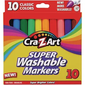 Cra-Z-Art Washable Markers, 10 Count