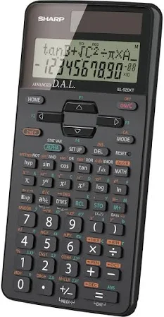 Sharp EL-520XTBBK Scientific Calculator
