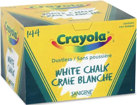 Crayola Dustless Chalk 144 Pack