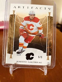 Make Offer — 2022-23 Artifacts Johnny Gaudreau Black 5/5 Calgary