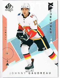 2018-19 Sp Authentic Spectrum Fx Unscratched Johnny Gaudreau Calgary