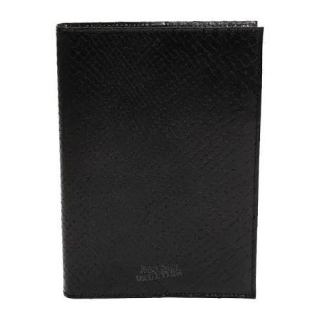 Jean Paul GAULTIER Embossed Note Book Black second hand / selling