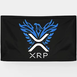XRP - XRP Cryptocurrency - XRP Logo Rising Phoenix Banner