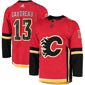 Men's Adidas Johnny Gaudreau Red Calgary Flames 2020/21 Alternate Authentic Player Jersey