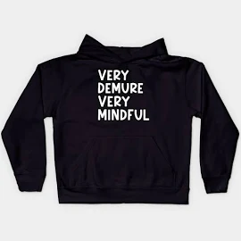 Thriftty Very Demure Very Mindful Kids Hoodie