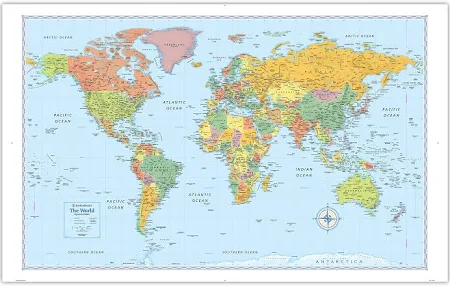 Rand McNally Signature Edition World Wall Map