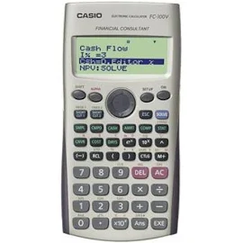 Casio FC-100V Calculator Pocket Financial Grey