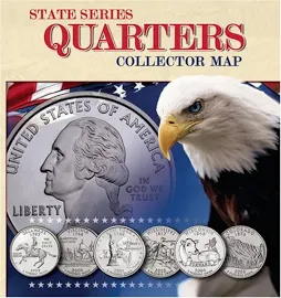 State Series Quarters Collector Map [Book]